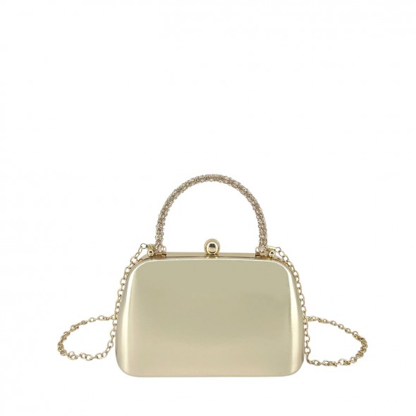 Bolso Clutch Efeto Metalizado